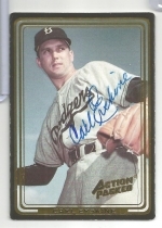 Carl Erskine Autographed Card JSA (Brooklyn Dodgers)